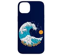 Ride The Wave Retro Traditional Tattoo Art Beach Sunrise Case for iPhone 14 Plus