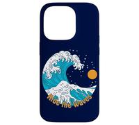 Ride The Wave Retro Traditional Tattoo Art Beach Sunrise Case for iPhone 14 Pro
