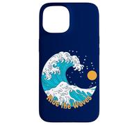Ride The Wave Retro Traditional Tattoo Art Beach Sunrise Case for iPhone 15