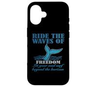 Ride the Waves of Freedom Case for iPhone 16