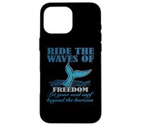 Ride the Waves of Freedom Case for iPhone 16 Pro Max