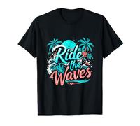 Ride The Waves Retro Surf T-Shirt