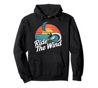 Ride The Wind Surfing Adventure Sunset Pullover Hoodie