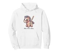 Ride Train Shine Cute Pony Horse Riding Trainer Pullover Hoodie