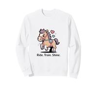 Ride Train Shine Cute Pony Horse Riding Trainer Sweatshirt
