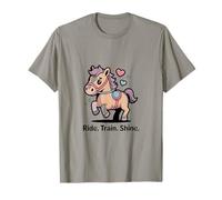 Ride Train Shine Cute Pony Horse Riding Trainer T-Shirt