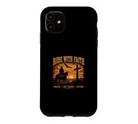 Ride With Faith America Gods only Country 1776 2026 Case for iPhone 11