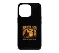 Ride With Faith America Gods only Country 1776 2026 Case for iPhone 13 Pro