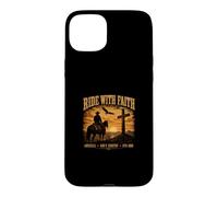 Ride With Faith America Gods only Country 1776 2026 Case for iPhone 15 Plus