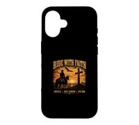 Ride With Faith America Gods only Country 1776 2026 Case for iPhone 16