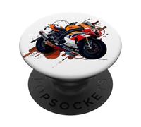 Ride With Passion Cultivating a Lifelong Love for Biking Tee PopSockets Adhesive PopGrip