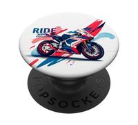 Ride With Passion Discovering the Zen of Biker Motorcycling PopSockets Adhesive PopGrip
