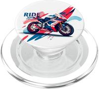 Ride With Passion Discovering the Zen of Biker Motorcycling PopSockets PopGrip for MagSafe