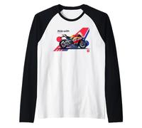 Ride with Passion: Embracing The Journey and Destination Tee Raglan Baseball Tee