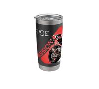 Ride with Passion The Ultimate Adventure on Two Wheels Tee Stainless Steel Insulated Tumbler