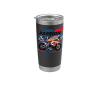 Ride with Passion Unleashing Your Inner Rider Like a Biker Stainless Steel Insulated Tumbler