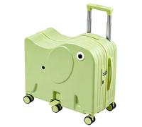 Rideable Hard Shell Suitcase with Fold-Out Footrest, Six-Wheel Base, Pull Handle, Family Airport Travel Use Daily Ride on Luggage Rolling Travel Suitcase Hard Shell Six Wheel Footrest Pull Handle Side