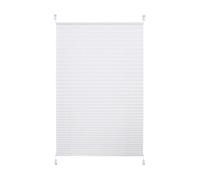 Rideaux plissés en polyester de haute qualité, durables et légers, 115 x 145 cm adaptés à la maison, au bureau et à la chambre, rideaux de haute qualité, Blanc
