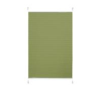 Rideaux plissés en polyester de haute qualité, durables et légers, 135 x 115 cm adaptés à la maison, au bureau et à la chambre, rideaux de haute qualité, Vert