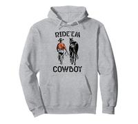 Ride'em cowboy Vintage Horseback Western Rodeo Country Lover Pullover Hoodie