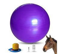 RideFound Horse Play Balls 30 Inch Mega Equine Ball for Play Training Horse Soccer Ball Anti-Burst Herding Ball for Horse Goat Donkey Purple