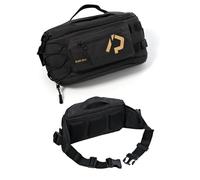 RIDEIRON Fanny Pack, Motorcycle Waist Bag with Adjustable Expansion & Interior Key Loops, Compact Lightweight for Fishing, Cycling, Hiking, Travel, Camping, Black, Fanny Pack