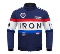 RIDEIRON Motorcycle Jacket with Armor Motorbike Riding Jacket with Protective Gear Removable Liner Summer Winter for Men
