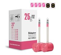 RideNow Folding Bike Inner Tube TPU Bicycle Inner Tube 2 Pack 25 g 20 Inch (406 mm) Tubes, Ultralight Inner Tube with Presta Valve 45 mm/65 mm
