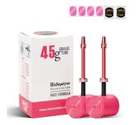 RideNow TPU Inner Tube Road Bike/Gravel Bikes 700 x 32-47C, 2 Pack MTB Inner Tube, 27 Inches, 28 Inches, 29 Inches, Ultralight Bicycle Inner Tube with 65 mm Presta Valve Made of Metal