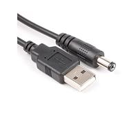 RIDENS USB To 5.5/2.1mm DC Power Barrel Jack Plug 5.5 X 2.1 Mm Barrel Power Connector Cable (Size : 30cm, Color : Straight)