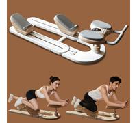 RIDEONMOP Fitness Fat-Burning Crawler Machine, Ab Machine for Abdominal Back Glute Leg Workout, Adjustable Ab Trainer Machine, Ab Workout Equipment for Home Gym, Workout Machine for Full Body Workout