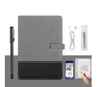 RIDEONMOP Syncify Digital Sketchbook, Syncify Digital Sketchbook Pro V2 with A5 Erasable Paper Refill + 5 Spare Refills, Smart Sync Pen & Notebook, Drawing, Writing, Note-Taking,Black b