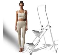 RIDEONMOP Vertical Climber Exercise Machine for Home Gym, Stair Stepper Machine for Full-Body Workout, Full Body Workout Machine with Adjustable Incline, Easy to Assemble,White