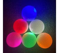 rideontogo Night Golf Balls: 6-Color Glow in The Dark Golf Balls - 10-Minute Flashing, Fun for Men & Women, Glow Balls Golf, Ideal Golfing Gift Set
