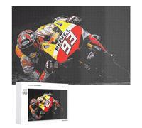 Rider 93 Speed And Precision on Two Wheels Adult Tabletop Puzzle, 1000 PCS - New Year Decoration; for Shared Table Time