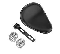 Rider Covers Front Seat Motorcycle Leather Saddle Seat Retro Black Solo For Custom