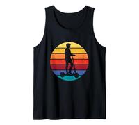 Rider Electric Scooter, Vintage Retro City Life Design Tank Top