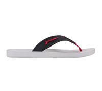 Rider Men's Boost Thong Ad Flat Sandal, Black/White, 10 UK