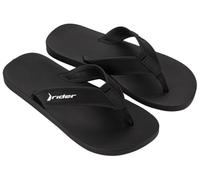 Rider Men's Boost Thong Ad Flat Sandal, Black/White, 10 UK