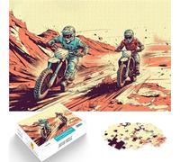 rider overcoming obstaclesAdults 1000 Pieces Puzzle Brain intelligence challenge addictive toys A Work of Art 38x26cm
