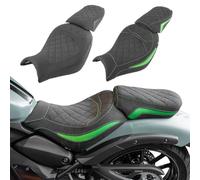 Rider Passenger Seat for Vulcan S 650 2015-2026 (Black - 1 Set) | Comfy, Upgrade for Long Rides, Great Looking, Front Driver Saddle Rear Pillion Cushion