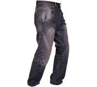 Rider Protec® Men's Motorcycle Jeans Aramid Protective Linning Motorbike Denim Jeans Riding Pants with Removable Armour for Men Black