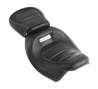Rider Seat For Harley Road Glide FLTR CVO Road Glide FLTRSE 2009 Motorcycle Driver Passenger Pillion Seat(Black- Silver)