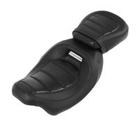 Rider Seat For Harley Road Glide For Custom FLTRX 2010-2013 Motorcycle Driver Passenger Seat Set(Black- Silver)