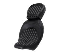 Rider Seat Motorcycle Driver Passenger Pillion Seat For Harley CVO Ultra Classic For Electra Glide FLHTCUSE 2009 2011-2013(White)