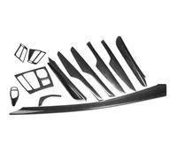 Riderai Car Internal Handles for BMW X5 X6 F15 F16 14-19 Carbon Fiber Center Console Panel Inner Door Strip Trim Shift Knob