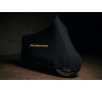 RIDERR Motostretch Indoor Motorcycle Cover, Breathable Stretch Fabric, Elasticated with Securing Strap (XL)