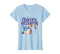 Riders and Unicorns T-Shirt, Women, Baby Blue, Medium