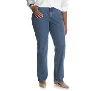 Riders by Lee Indigo Women's Camden Relaxed Fit 5 Pocket Jean, Hedgestone, 18W x 18L