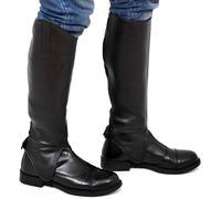 Riders Trend Unisex Gaiters Chaps, Black, S (38 cm)